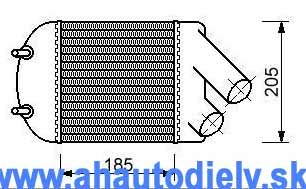 Chladič oleja Intercooler 1,5Dci euro3