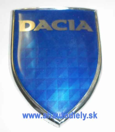 Znak predný dacia modrý