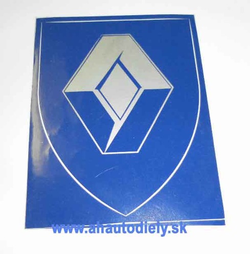 Znak Renault modry nalepka