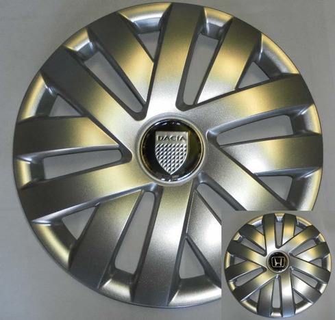 Puklica 16" sada 4ks Epsilon s logom Dacia