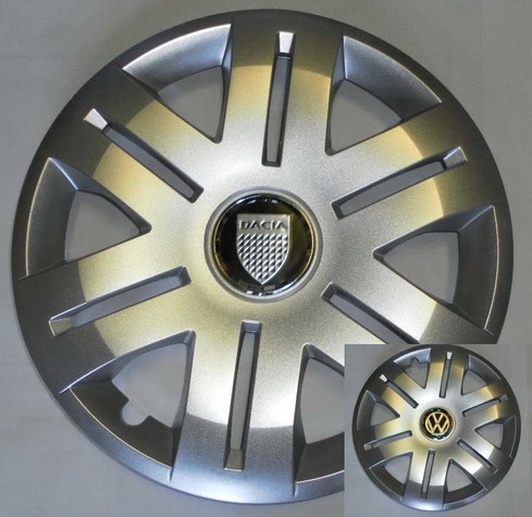 Puklica 16" sada 4ks Sigma s logom Dacia